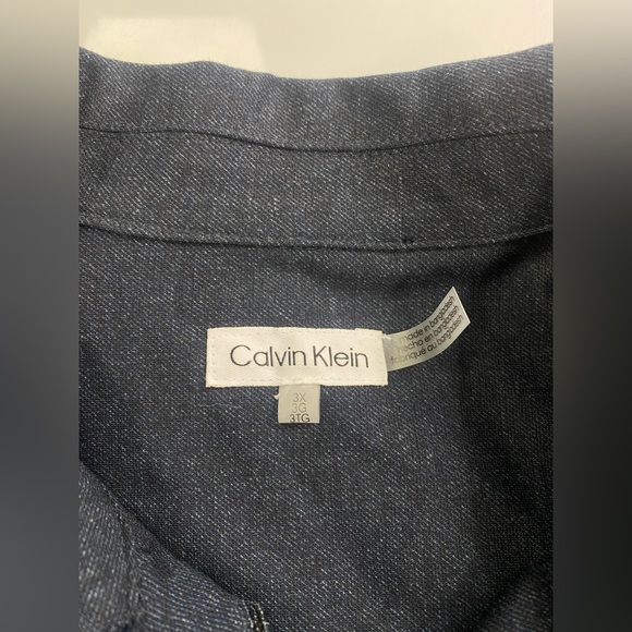 Calvin Klein dark denim jacket p27-36 - Picture 3 of 8